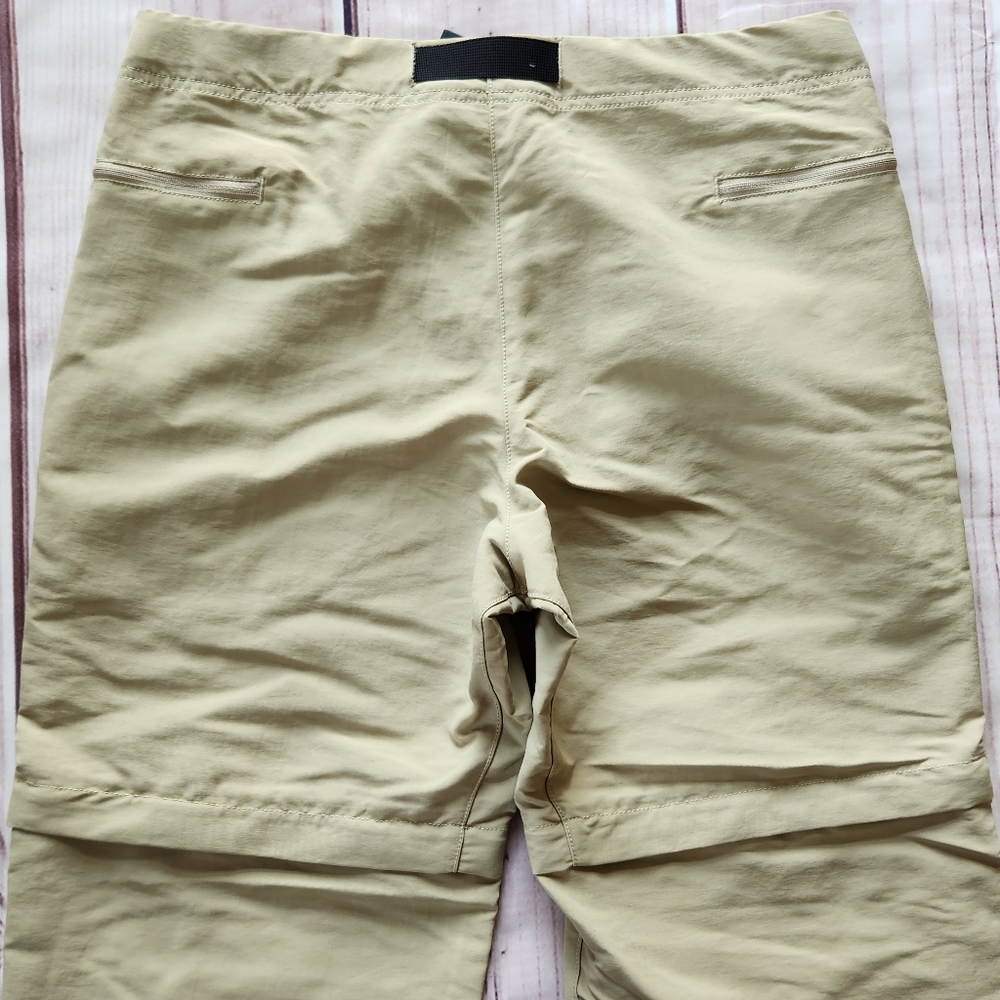 NWT North Face "Paramount Trail Convertible Hiking Pants" Twill Beige, Size 34 - Picture 7 of 12